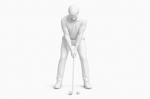 Golfer at address (ADR)