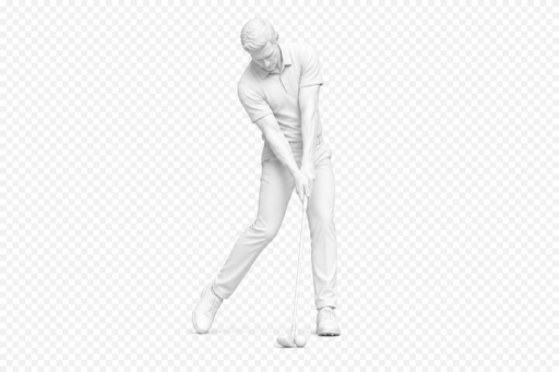 Golfer at impact (IMP)